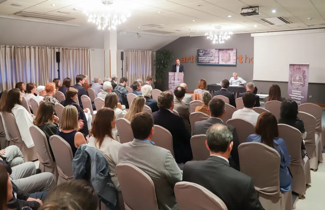 Un moment de l'acte organitzat per l'Empresa Familiar Andorrana.