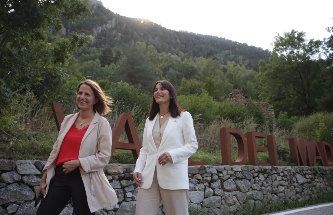 Gili i Bonell, avui davant del terreny adquirit a la vall del Madriu.