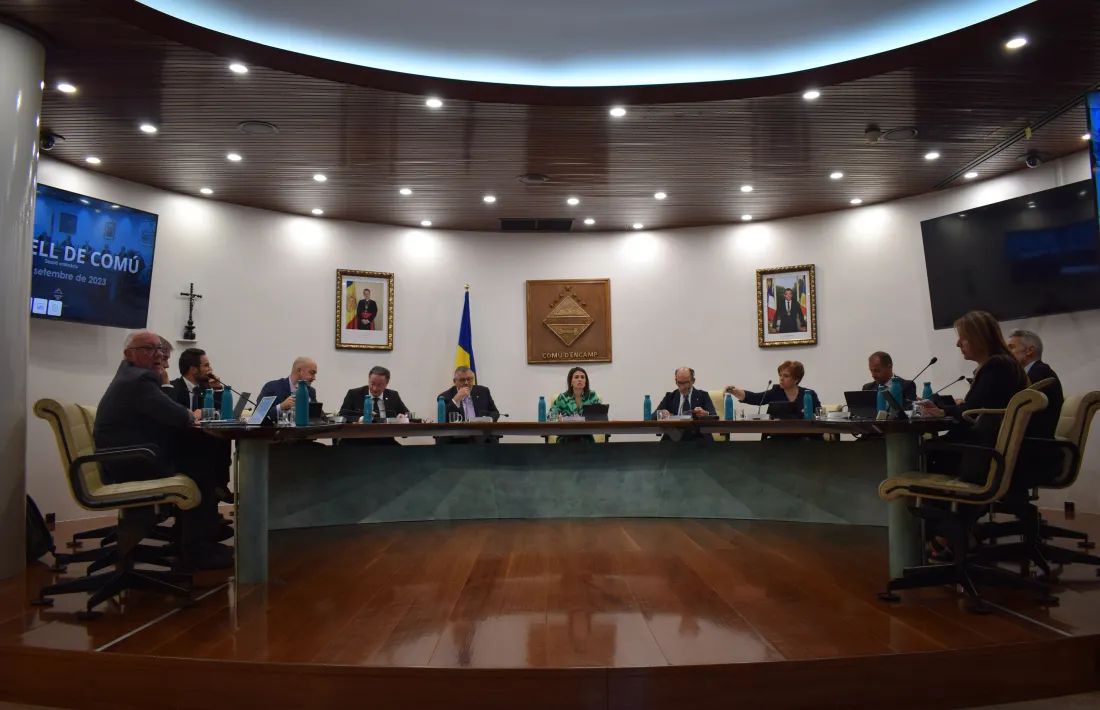 La sessió del Consell de Comú d'Encamp.