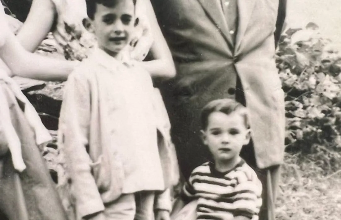 Marc Forné amb els pares, Joana i Antoni, i el seu germà, Francesc.