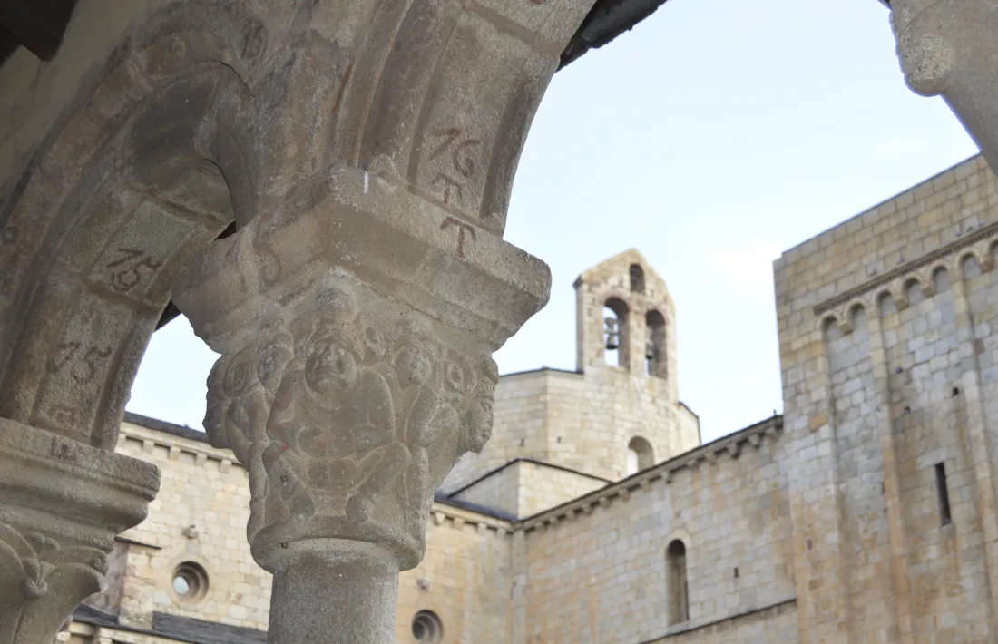 La catedral, des del claustre. 