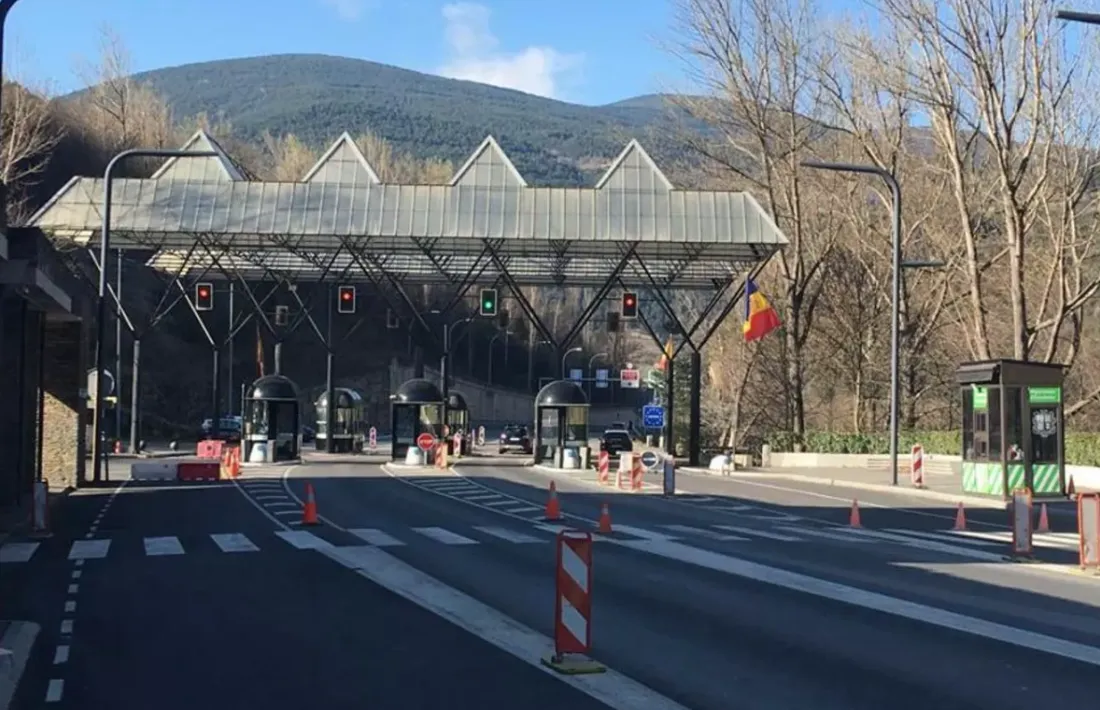 La frontera hispanoandorrana.