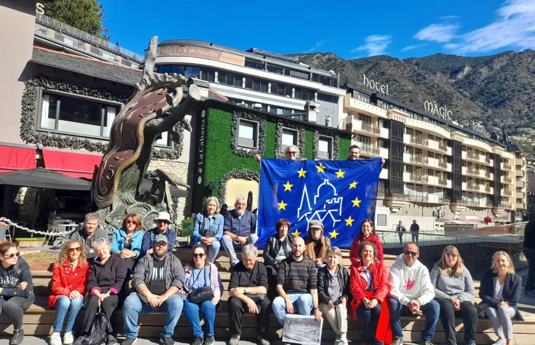 Els participants en les Jornades europees de patrimoni.