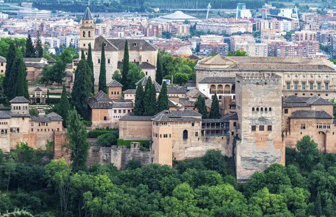 Una vista de Granada.