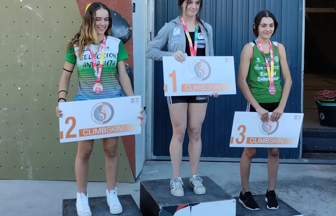 Laia Taulats, al lloc més alt del podi.