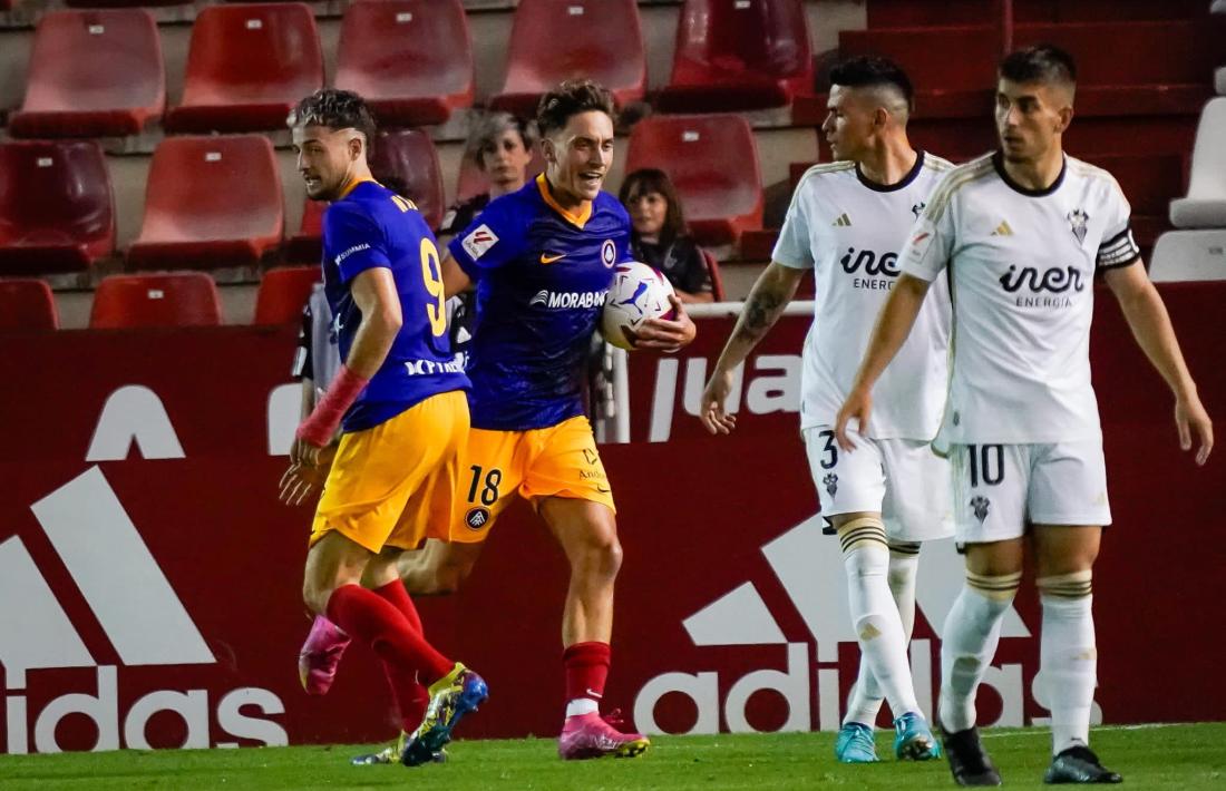 ‘Petxa’ va marcar l’únic gol a Albacete.