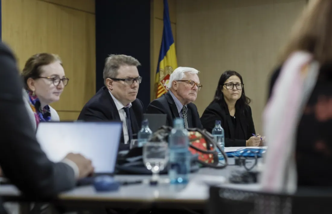 La delegació de l'ECRI que es troba aquests dies al país.