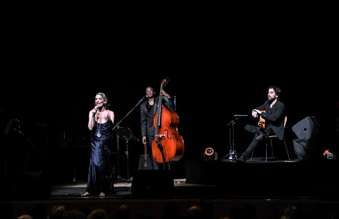 Dulce Pontes va obrir el gener del 2020 la temporada de l’Auditori: faltaven setmanes per a la pandèmia.