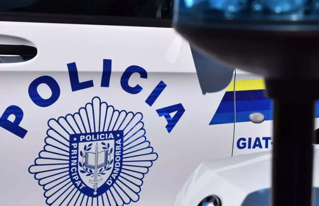 Un vehicle de la policia.