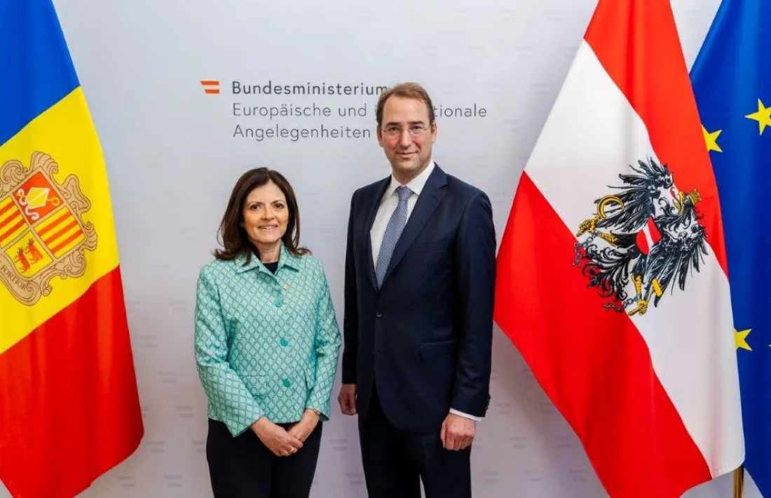 Tor amb el secretari general del ministeri Federal per Afers Europeus i Internacionals d’Àustria, Nikolaus Marschik.