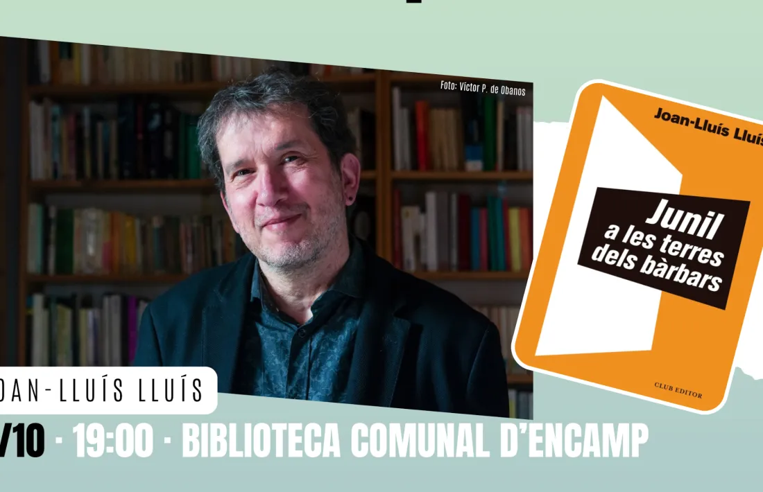 El cartell del nou cicle d'entrevistes literàries.