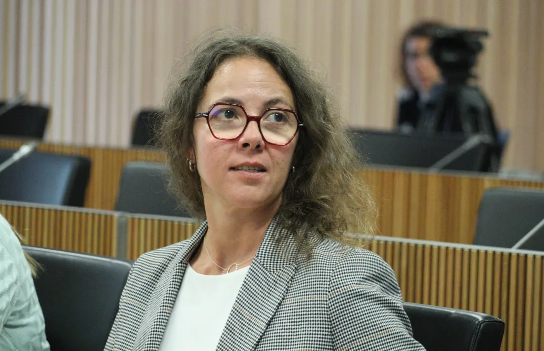 La presidenta del grup parlamentari socialdemòcrata, Judith Salazar.