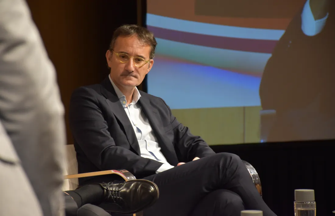 Ferran Vilaseca va participar ahir en el ‘Work On Andorra’ al Centre de Congressos.