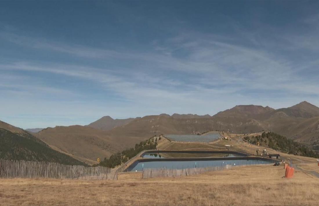Planell de la Tossa, on s'ubica el parc fotovoltaic.