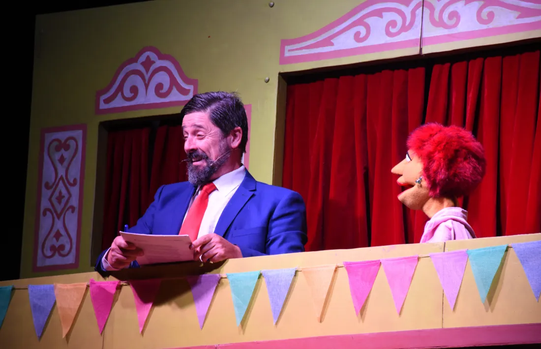 Un instant de l'espectacle 'Sarau' de la companyia Princep Totilau.