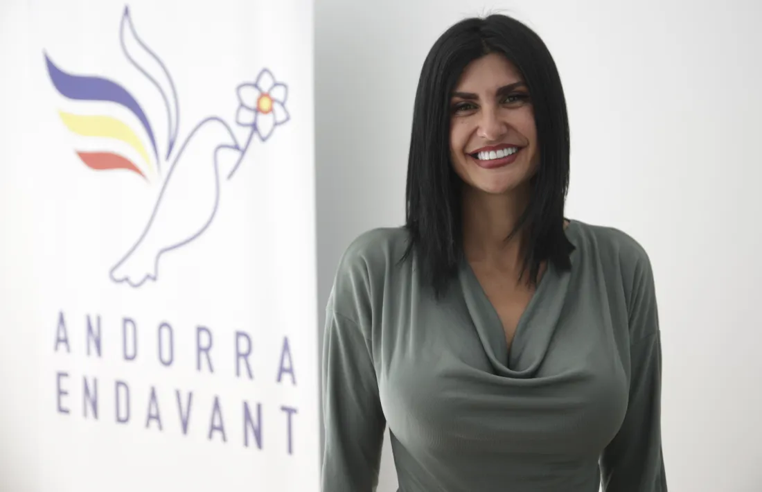 Carine Montaner, presidenta del grup parlamentari d'Andorra Endavant.