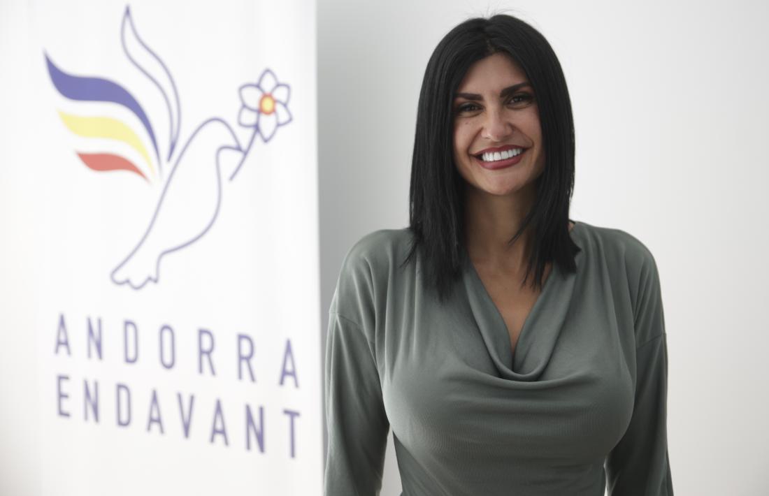 Carine Montaner, presidenta del grup parlamentari d'Andorra Endavant.