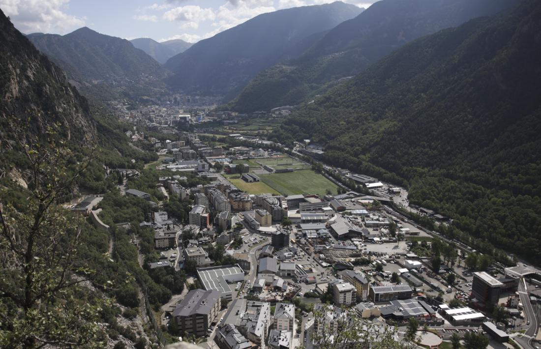 Vista de la vall central.