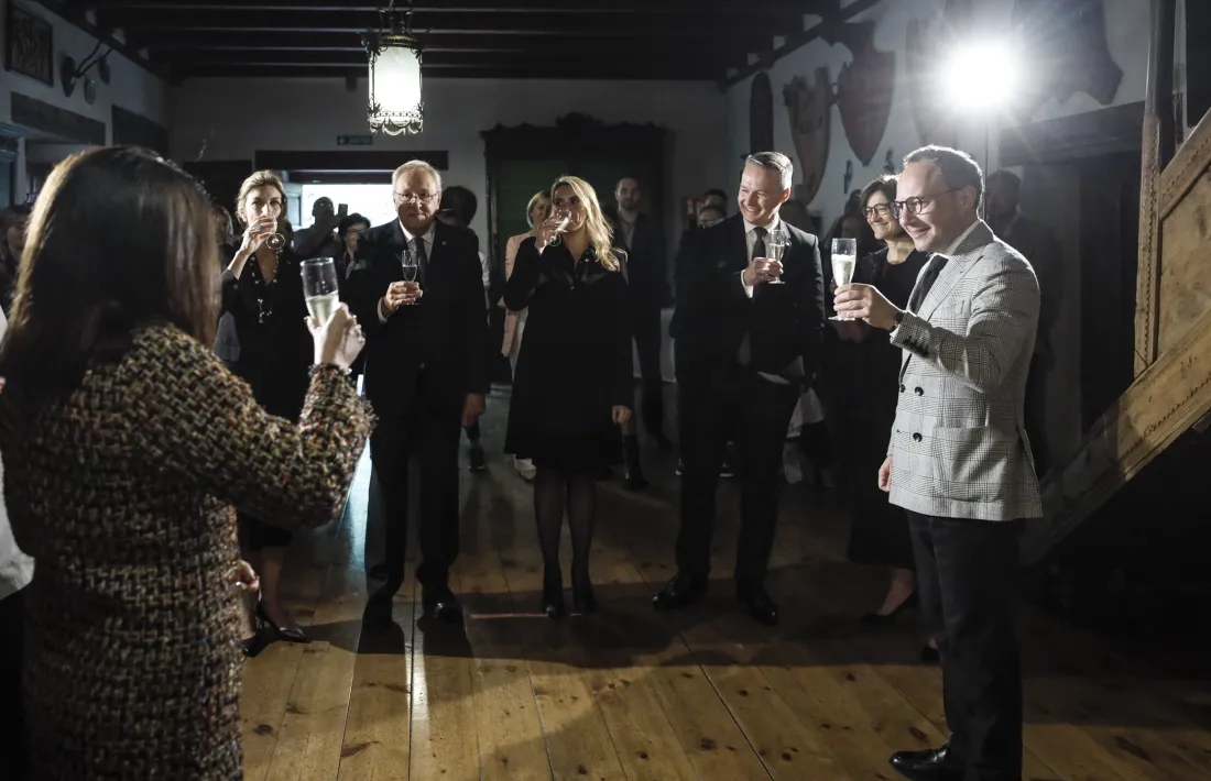 L'acte de presa possessió, amb Xavier Espot.