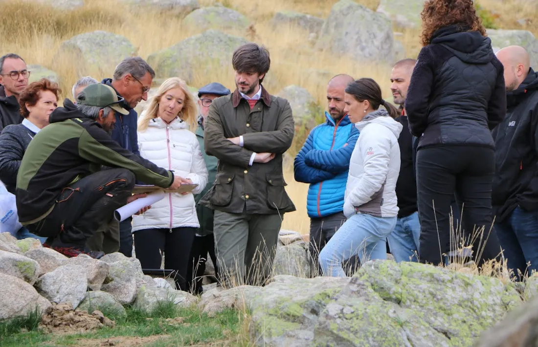 La visita dels síndics a Encamp.