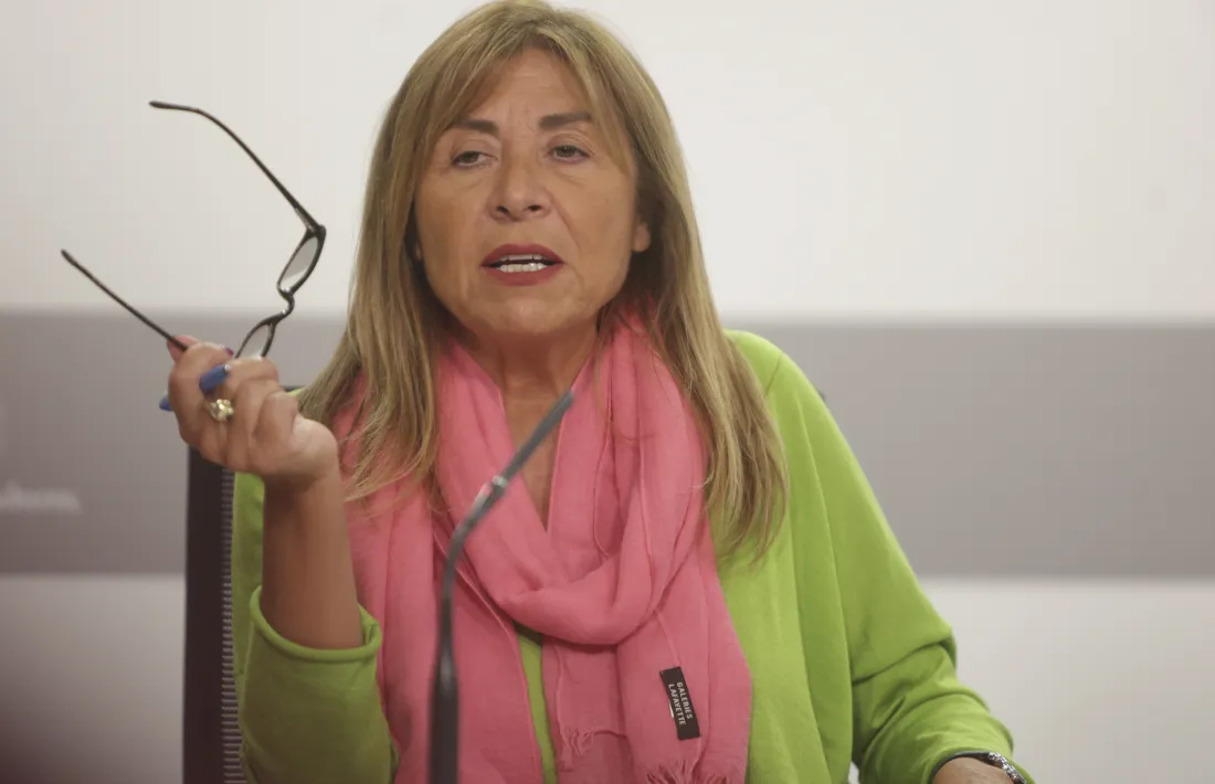 La ministra de Presidència, Economia, Treball i Habitatge, Conxita Marsol.