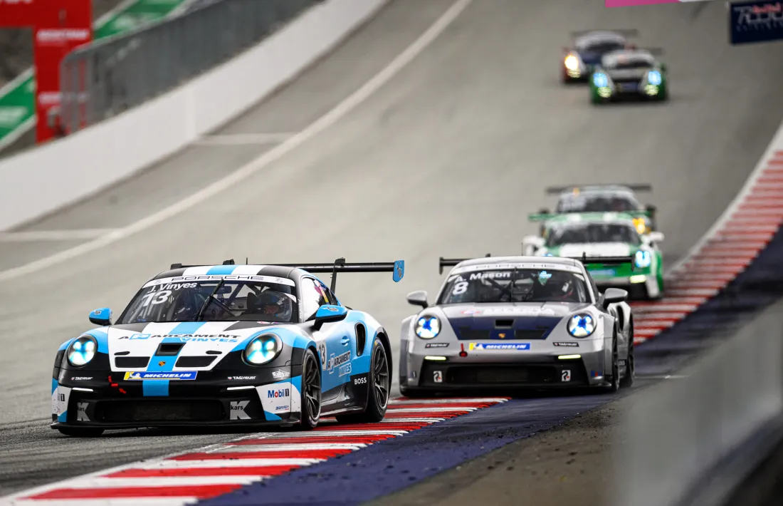 Joan Vinyes, a la Porsche Carrera Cup.