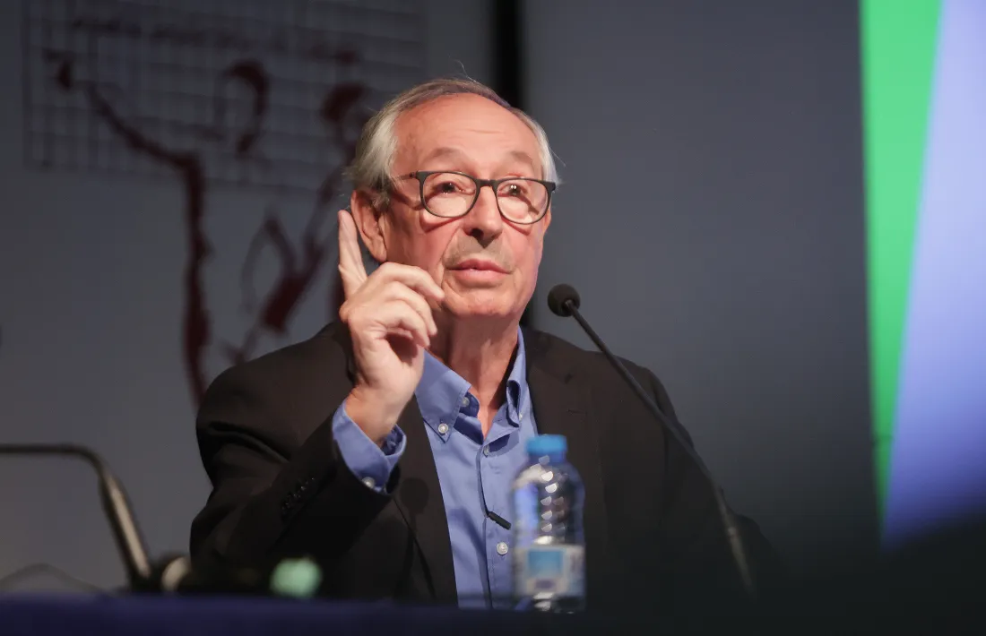 L’exsecretari general del copríncep episcopal, Joan Massa, a la Llacuna.