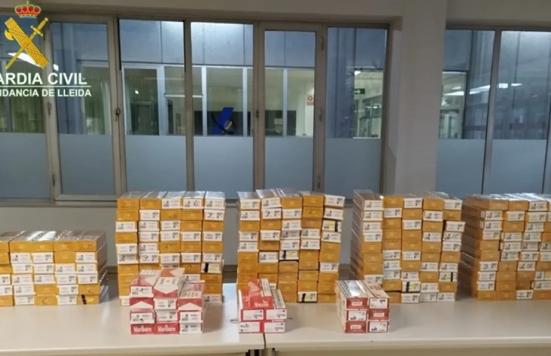 El valor dels paquets de tabac comissats és d’uns 15.000 euros.