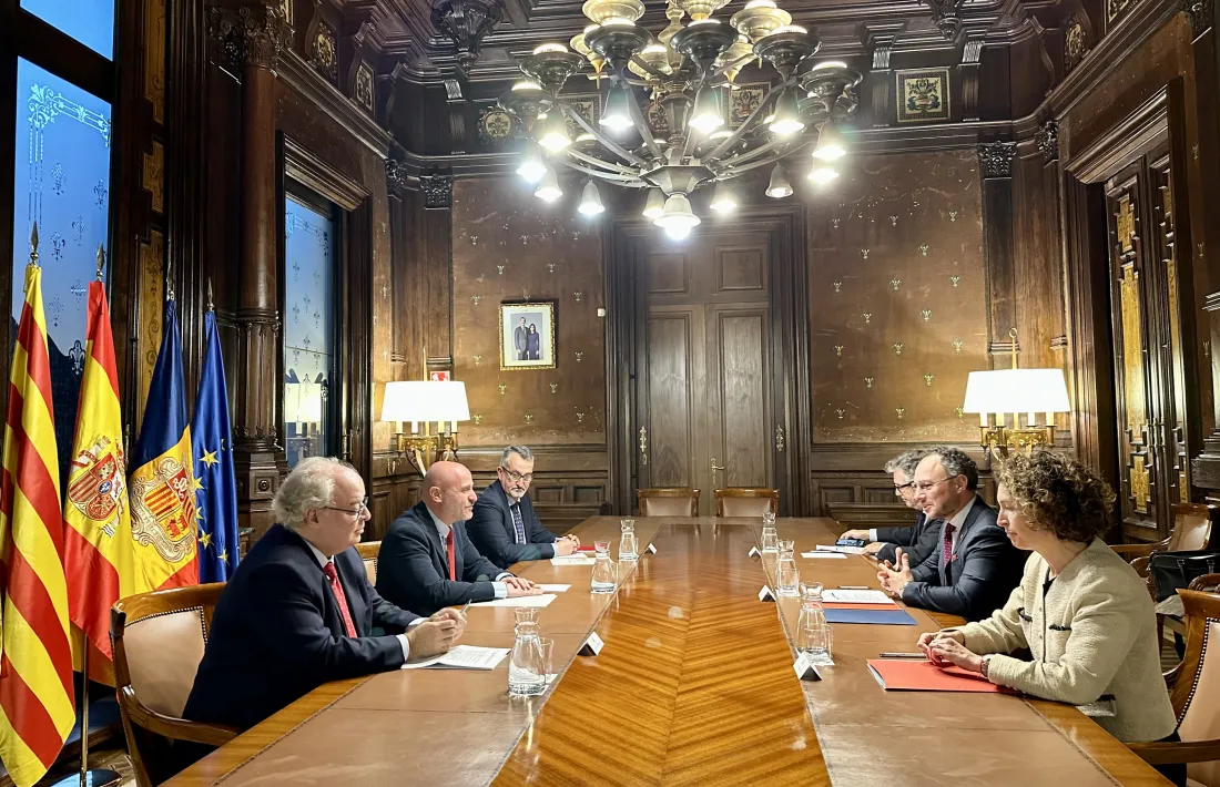 La reunió entre Espot i Prieto ha tingut lloc avui a la seu de la delegació del Govern espanyol a Barcelona.