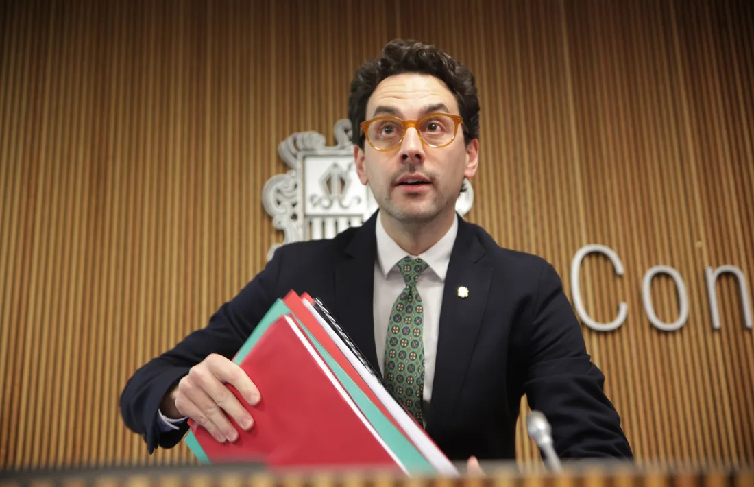 El ministre de Medi Ambient, Agricultura i Ramaderia, Guillem Casal.