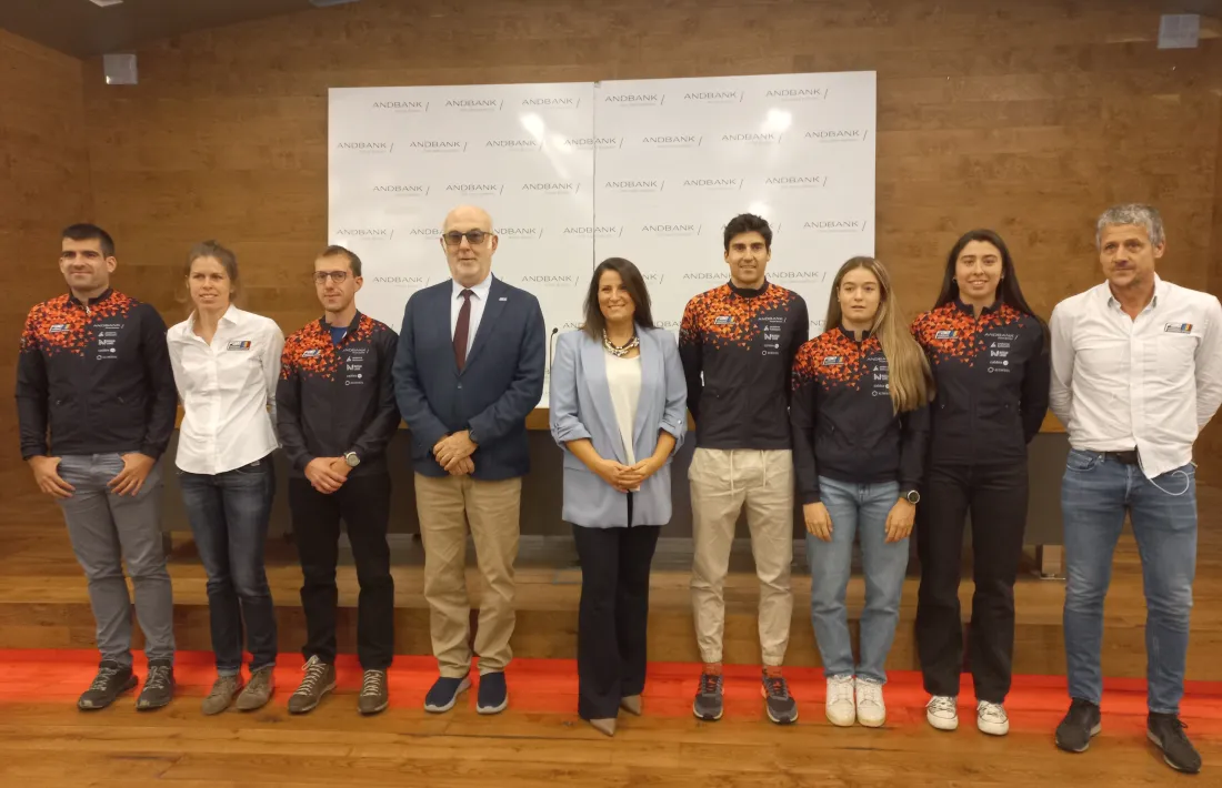 L’estructura d’esquí de fons d’aquest nou curs es va presentar ahir a la seu d’Andbank amb un clar protagonisme d’Irineu Esteve.