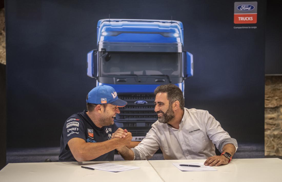 Llovera amb José Luis Quero. 