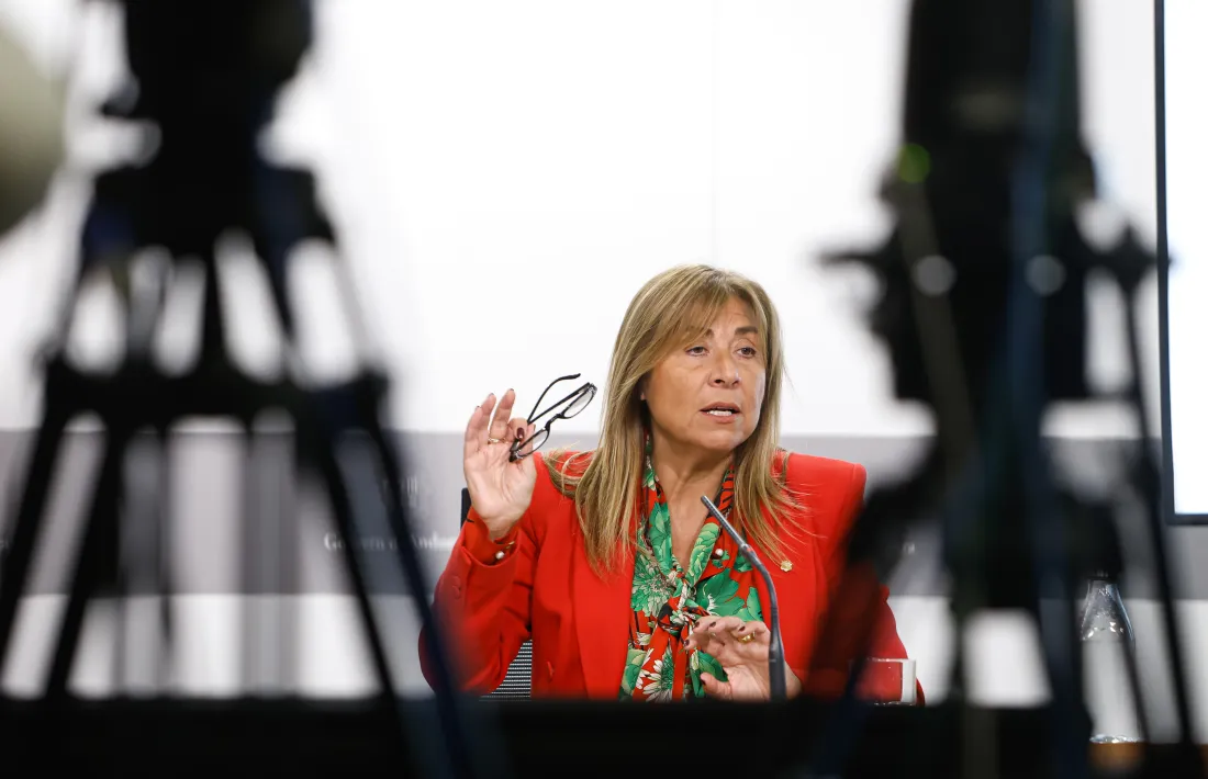 La minsitra de Presidència, Economia, Treball i Habitatge, Conxita Marsol.