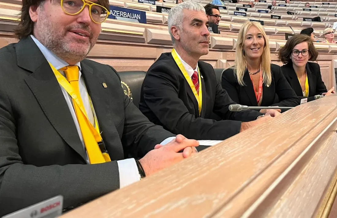 La delegació del Consell General a l'assemblea de la UIP.