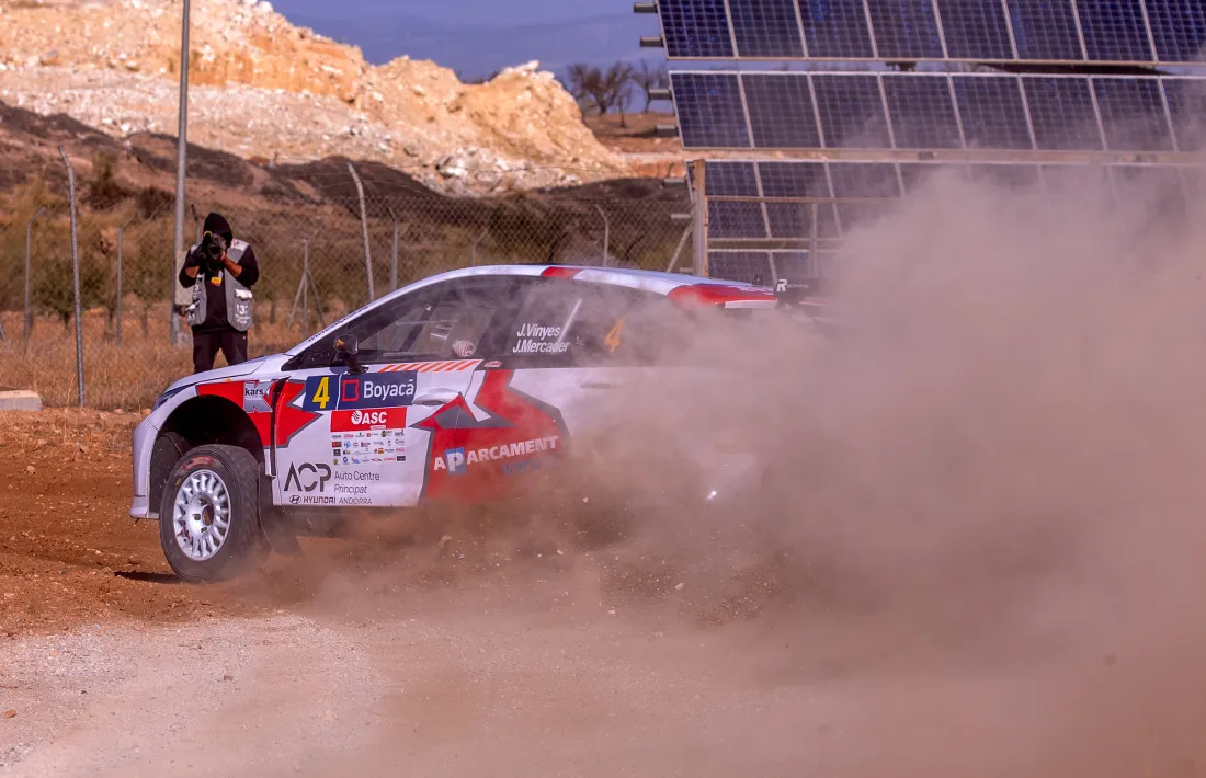 Joan Vinyes, al Ral·li Ciudad de Granada.