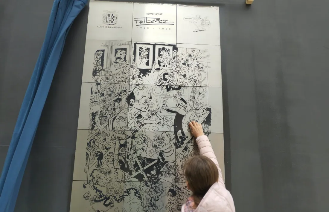 Homenatge a Ibáñez a Les Fontetes.