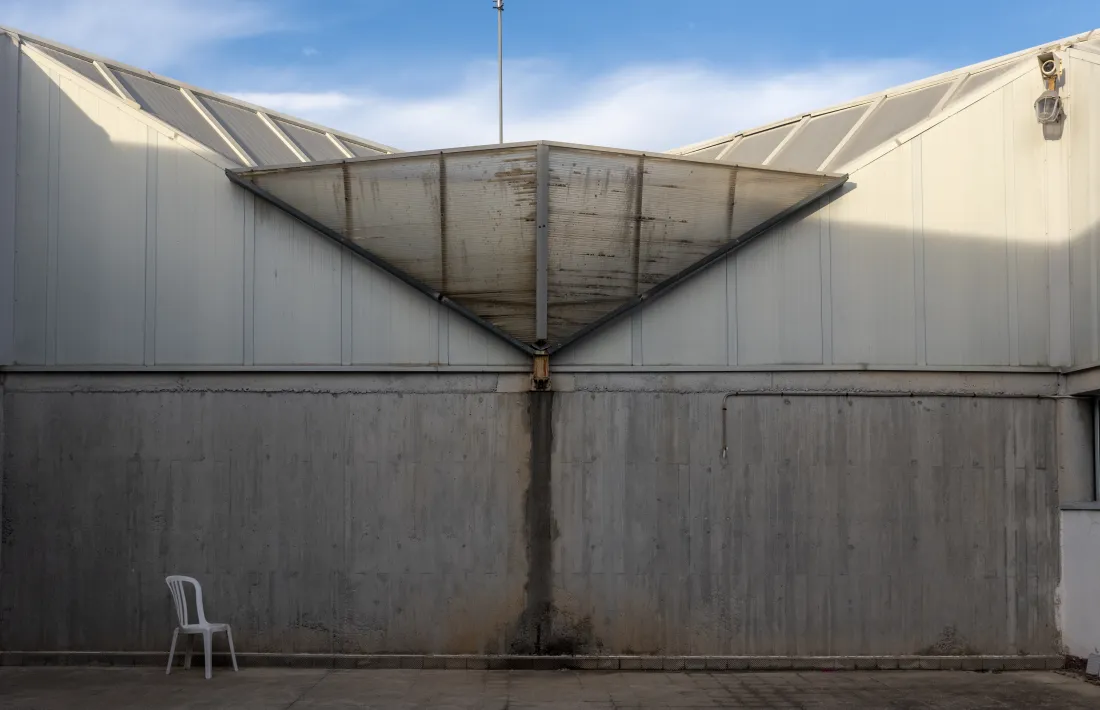 El pati de la presó de dones de Wad-Ras, a Barcelona, un dels espais on va poder accedir Gálvez.