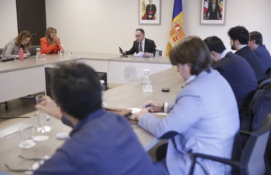 Marsol i Espot s'han reunit amb els representants dels grups parlamentaris.