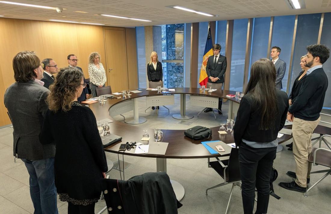 La Junta de Presidents ha fet un minut de silenci per Martí abans de la reunió.