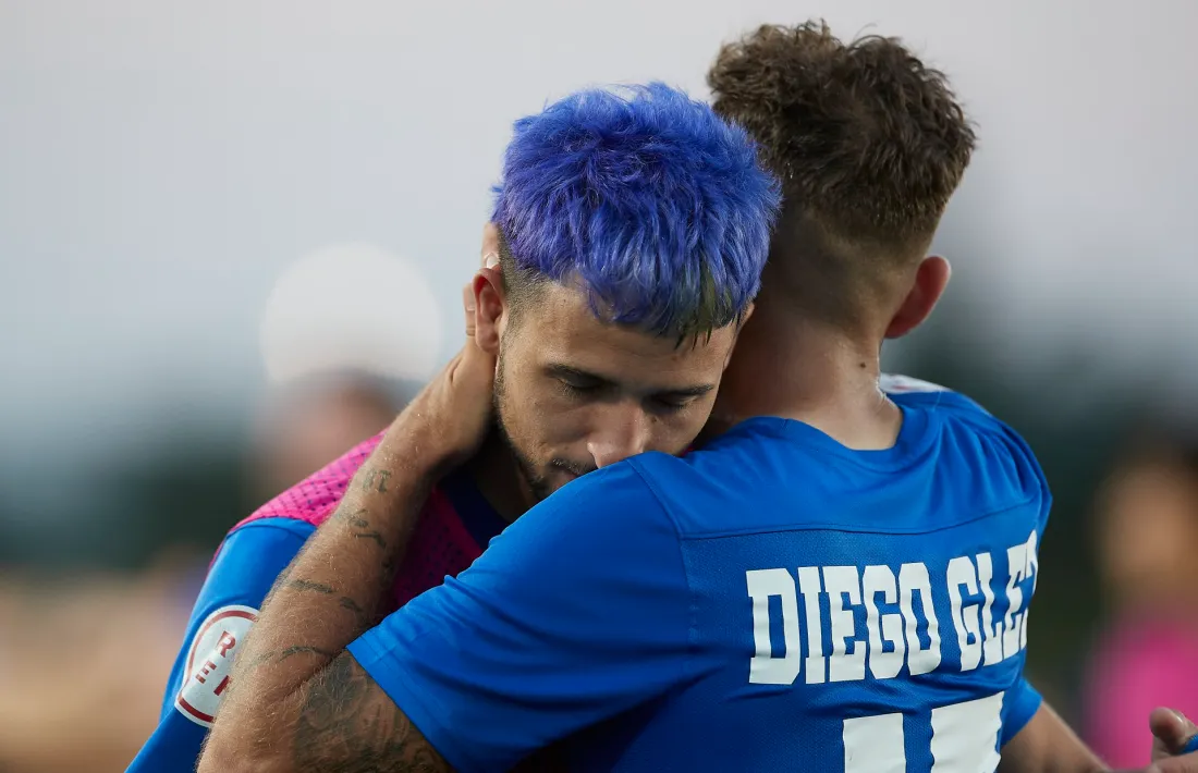 Manu Nieto i Diego González van celebrar junts la temporada passada un ascens a Elda.