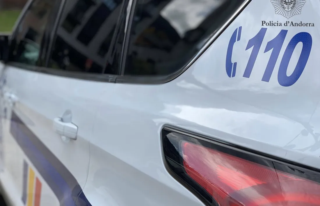 Un vehicle de la policia.