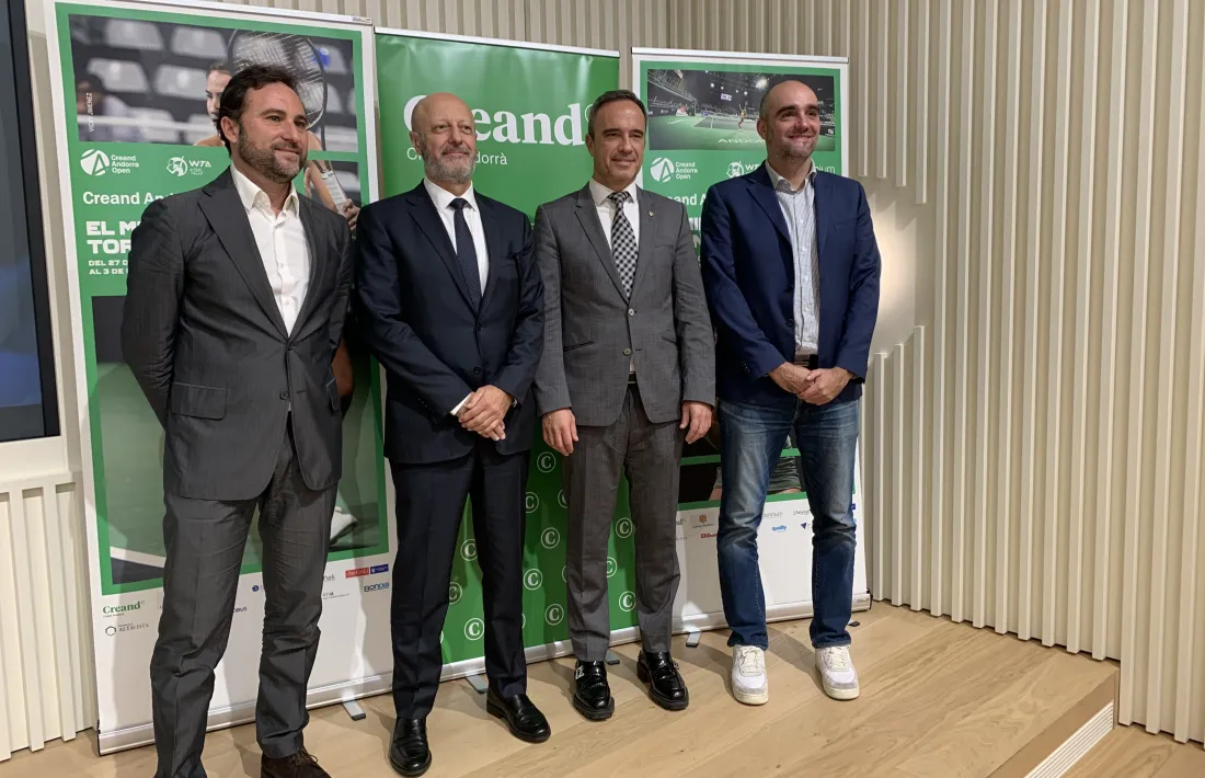 La segona edició del Creand Andorra Open es va presentar ahir al matí a la seu del màxim patrocinador.