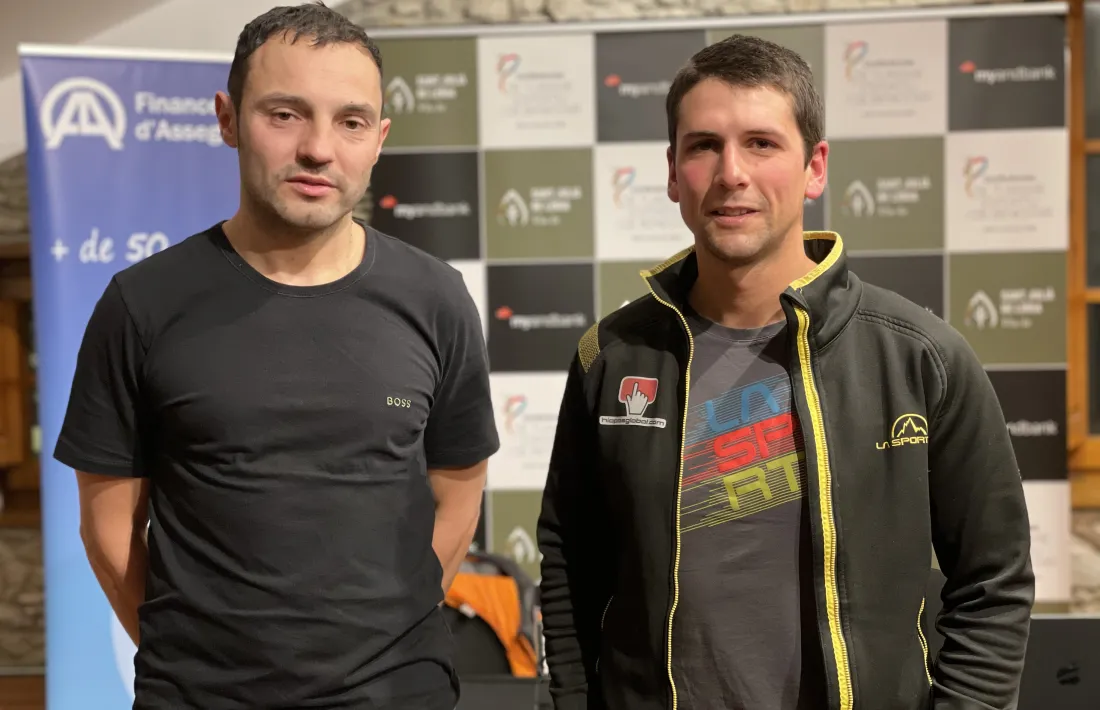 Domi Trastoy i Gonzalo Fernández van presentar ahir el documental del Kanchenjunga.