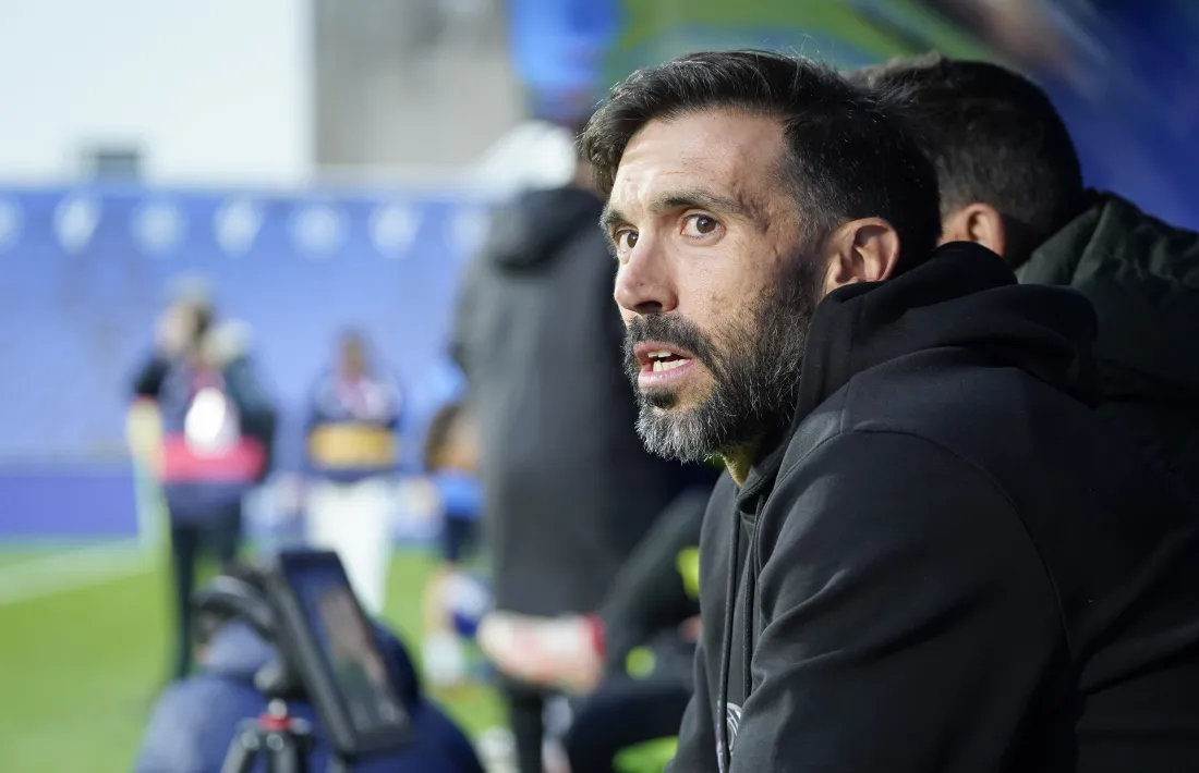 Eder Sarabia, tècnic de l’FC Andorra, va carregar contra la seva plantilla després de perdre diumenge contra l’Eldense.