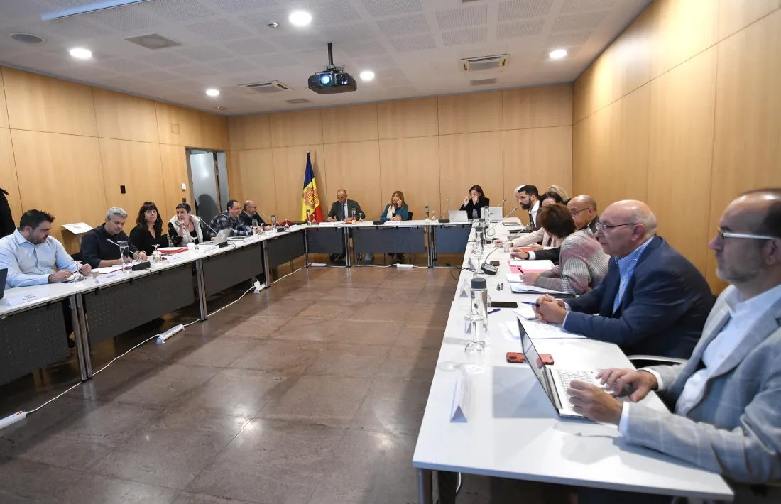 Reunió del Consell Econòmic i Social del 20 d’octubre passat, al Centre de Congressos de la capital.