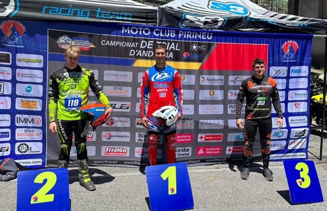 Jordi Lestang, en un dels podis assolits aquest curs.