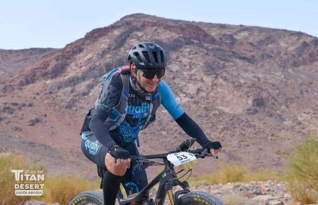 Ramon Aranda, a l’Aràbia Saudita.