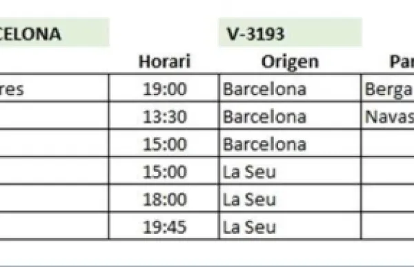 horaris