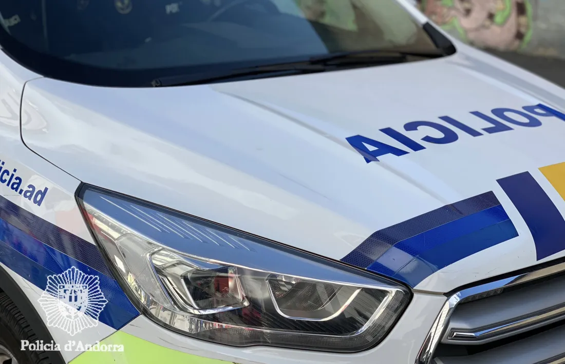 Un vehicle de la policia.