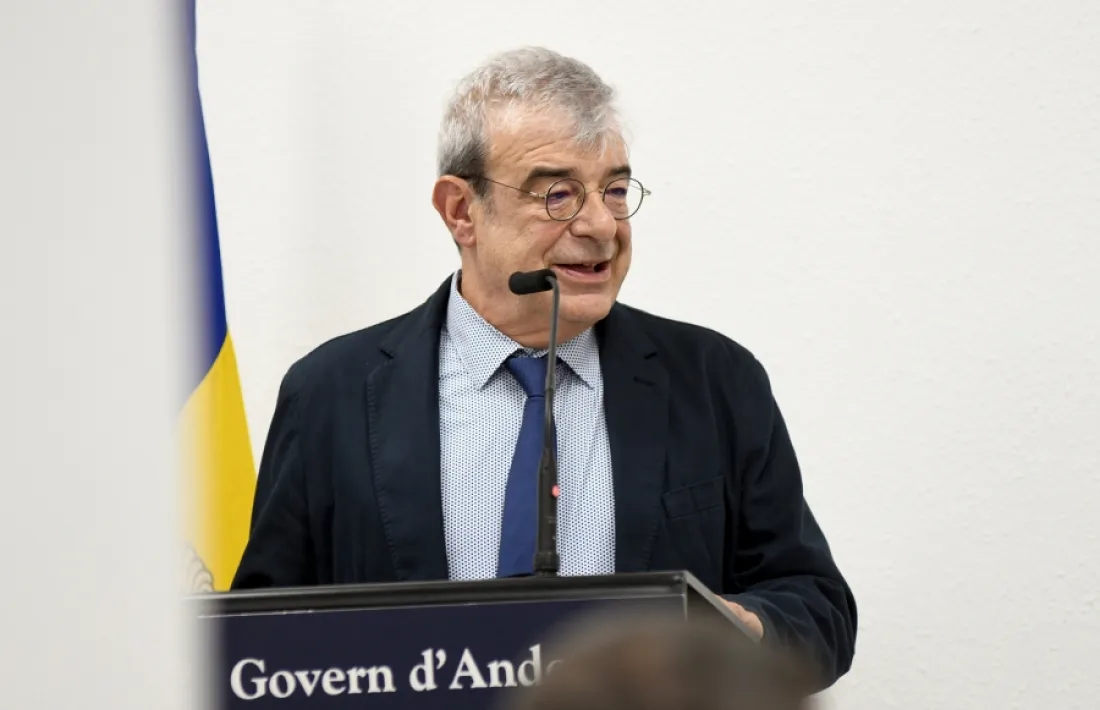 El ministre de Relacions Institucionals, Educació i Universitats, Ladislau Baró.